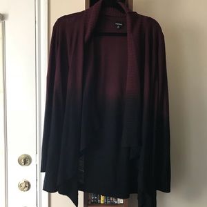 Torrid Ombré Open Front Cardigan